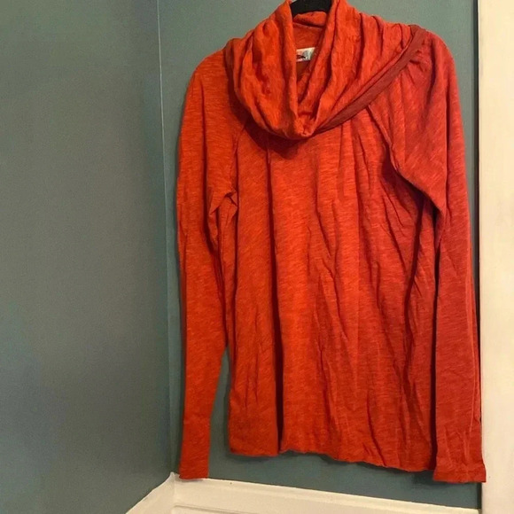 Free People Beach women’s top - one size - one body cowl neck - orange - Picture 1 of 5